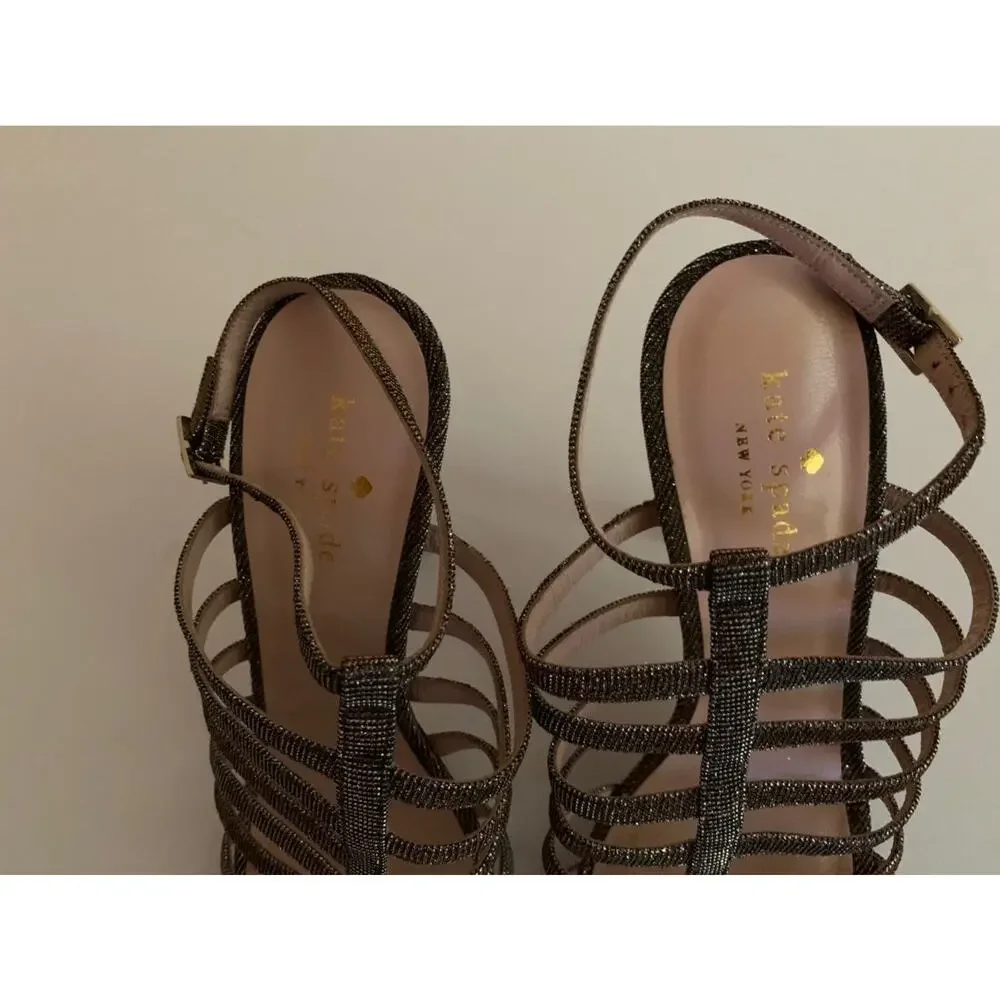 Women's Kate Spade Delila Too Metallic Heels Size 8